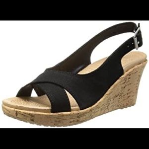 Crocs cork wedges